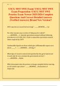 USCG MST SWE Exam&sol; USCG MST SWE  Exam Preparation &sol;USCG MST SWE  Practice Exam Newest 2025&sol;2026 Complete  Questions And Correct Detailed Answers  &lpar;Verified Answers&rpar; &vert;Brand New Version