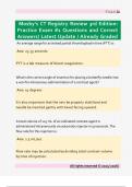 Mosby&rsquo;s CT Registry Review&comma; 3rd Edition &ndash; Practice Exam &num;1 Questions and Correct Answers &lpar;Latest Update&comma; Graded Version&rpar;