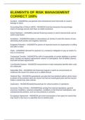CISR Elements of Risk Management