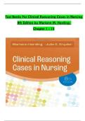Clinical Reasoning Cases in Nursing&comma; 8th Edition