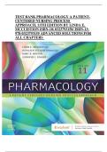 Pharmacology&colon; A Patient-Centered Nursing Process Approach &ndash; 11th Edition by Linda E&period; McCuistion &lpar;ISBN 978-0323793155&rpar; &vert; Complete Test Bank &lpar;All Chapters Covered&comma; Advanced Solutions&rpar;