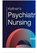 Test Bank for Keltner’s Psychiatric Nursing, 9th Edition by Debbie Steele All Chapters (1-36) |A+ ULTIMATE GUIDE 2023
