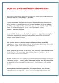CQM test 3 with verified detailed solutions 