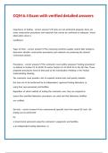 CQM 6&period;4 Exam with verified detailed answers