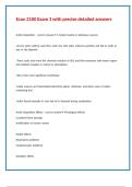 Econ 2100 Exam 3 with precise detailed answers