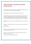 ECON 2100 EXAM 4 Questions with precise detailed answers 
