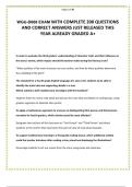 WGU-D668 EXAM WITH COMPLETE 200 QUESTIONS AND CORRECT ANSWERS JUST RELEASED THIS YEAR ALREADY GRADED A&plus; 