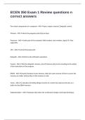 ECEN 350 Exam 1 Review questions n correct answers