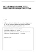 NCM 118 SEMI &lpar;NURSESLAB&rpar; 2025&sol;26 QUESTIONS WITH COMPLETE SOLUTIONS&period;