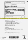 Pearson Edexcel Level 3 GCE Politics Advanced Subsidiary PAPER 1&colon; UK Politics QP MAY 2025