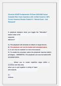 Chronicle SOAR Fundamentals V6 Exam 2025&sol;2026 Actual  Complete Real  Exam Questions with verified Answers &lpar;100&percnt;  Correct Answers&rpar; Already Graded A&plus; &sol; Newest Exam &sol; Just  Released&excl;&excl;  