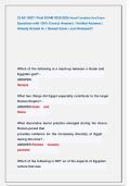 CLAS 150C1 Final EXAM 20252026 Actual Complete Real Exam  Questions with 100&percnt; Correct Answers &vert; Verified Answers &vert;  Already Graded A&plus; &vert; Newest Exam &vert; Just Released&excl;&excl;