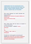 COMPREHENSIVE TEST-OUT EXAM 2025&vert;2026 ACTUAL  COMPLETE REAL EXAM QUESTIONS AND CORRECT AND  CORRECT ANSWERS &lpar;VERIFIED ANSWERS&rpar; ALREADY  GRADED A&plus; &vert; NEWEST EXAM &vert; JUST RELEASED&excl;&excl;