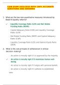 CQIB EXAM 2025&sol;2026 WITH 100&percnt; ACCURATE QUESTIONS AND ANSWERS   &nbsp;
