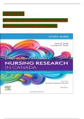 test bank for nursing research in canada 4th edition by mina singh cherylyn cameron geri lobiondo wood and judith haber