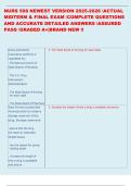 NURS 508 NEWEST VERSION 2025-2026 ACTUAL  MIDTERM & FINAL EXAM COMPLETE QUESTIONS  AND ACCURATE DETAILED ANSWERS ASSURED  PASS GRADED A&plus;&vert;BRAND NEW &excl;&excl; 