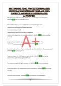 360 TRAINING FOOD PROTECTION MANAGER CERTIFICATION&vert;EXAM QUESTIONS AND 100&percnt; CORRECT ANSWERS&vert;2025&sol;2026&vert;GRADED A&plus;&vert;VERIFIED&vert;