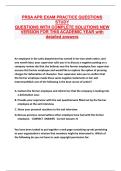 PRSA APR Exam Practice_Questions_Study_Questions_with_COMPLETE_SOLUTIONS
