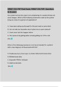 NR667 CEA FNP Final Exam&colon; NR667 CEA FNP&colon; Questions & Answers&colon; Latest Updated