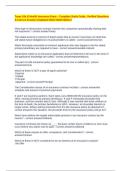 Texas Life & Health Insurance Exam &ndash; Complete Study Guide&comma; Verified Questions & Correct Answers &vert; Updated 2025&sol;2026 Edition