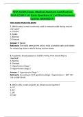 NHA CCMA Exam&comma; Medical Assistant Certification&comma; NHA CCMA Test Bank Questions & Certified Answers&comma; Update GRADED A&plus;