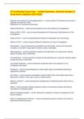 CFI Certification Exam Prep &ndash; Verified Questions&comma; Detailed Solutions & Study Notes &vert; Updated 2025&sol;2026 Edition &lpar;Complete Study Guide&rpar;