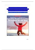 Canadian Health Promotion Throughout the Life Span &ndash; 2nd Edition &lpar;Edelman&comma; Kudzma&comma; Luctkar-Flude&rpar; &vert; Complete Test Bank &vert; Verified Exam Questions