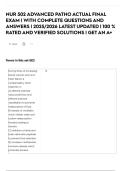 NUR 502 ADVANCED PATHO ACTUAL FINAL EXAM &vert; WITH COMPLETE QUESTIONS AND ANSWERS &vert; 2025&sol;2026 LATEST UPDATED &vert; 100 &percnt; RATED AND VERIFIED SOLUTIONS &vert; GET AN A&plus;