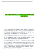 ATI PROCTORED EXAM 75 REAL EXAM QUESTIONS AND ANSWERS
