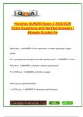 NUR205 Exam 2 &ndash; 2025&sol;2026 &lpar;150&plus; Questions with Answers&rpar; &ndash; Cultural Competence&comma; Spirituality&comma; Nutrition&comma; Tissue Integrity &ndash; Hondros College of Nursing