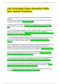 Vati Greenlight Exam Questions With New Update Solutions