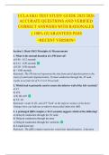 UCLA EKG TEST STUDY GUIDE 2025&sol;2026 ACCURATE QUESTIONS AND VERIFIED CORRECT ANSWERS WITH RATIONALES  &vert;&vert; 100&percnt; GUARANTEED PASS  <RECENT VERSION>