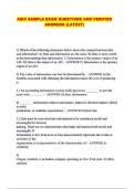 ASIC SAMPLE EXAM QUESTIONS AND VERIFIED ANSWERS &lpar;LATEST&rpar;