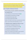 TEXAS CLASS D WATER LICENSE TEST STUDY GUIDE 2025&sol;2026  ACCURATE QUESTIONS AND VERIFIED CORRECT SOLUTIONS WITH  RATIONALES &vert;&vert; 100&percnt; GUARANTEED PASS <RECENT VERSION> 