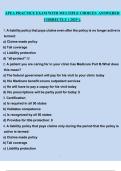 APEA Practice Exam 2025&colon; Family Nurse Practitioner FNP Test Questions & Answers