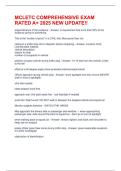 MCLETC COMPREHENSIVE EXAM RATED A&plus; 2025 NEW UPDATE&excl;&excl;