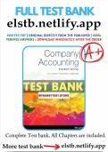 Test Bank for Company Accounting &lpar;11th Edition&rpar; by Leo&comma; Knapp&comma; McGowan&comma; Sweeting &ndash; Wiley Australia