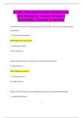 ALSO Post-Assessment Questions and Answers &vert; Latest Version &vert; 2025&sol;2026 &vert; Correct & Verified