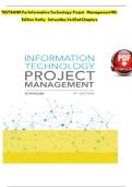 TEST BANK For Information Technology Project Management 9th Edition by Kathy Schwalbe&comma;