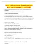 SAFe 5&period;0 Practitioner Exam Questions with Correct Answers &vert; 2025&sol;2026
