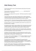 Utah Notary Test NEWEST 2026&sol;2027 ACTUAL EXAM COMPLETE QUESTIONS AND CORRECT DETAILED ANSWERS &lpar;VERIFIED ANSWERS&rpar; &vert;ALREADY GRADED A&plus;&vert;&vert;BRAND NEW&excl;&excl;