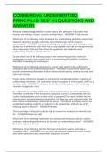 COMMERCIAL UNDERWRITING PRINCIPLES TEST &num;1 QUESTIONS AND ANSWERS