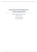 Sociaal Recht & Arbeidsrecht H1 t&sol;m 4 Samenvatting 2025 &ndash; HRM NHL Stenden