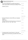 College math placement test