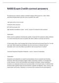 N400 Exam 3 with correct answers