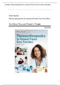 Pharmacotherapeutics for Advanced Practice Nurse Prescribers &ndash; 6th Edition by Woo & Robinson &vert; Complete Test Bank with Answers