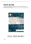 Pharmacology for the Primary Care Provider &ndash; 5th Edition by Constance G&period; Visovsky &lpar;Edmunds&rpar; &vert; Complete Test Bank with Answers for All Chapters