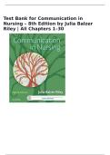 Communication in Nursing &ndash; 8th Edition &lpar;Julia Balzer Riley&rpar; &vert; Complete Test Bank &vert; All Chapters 1&ndash;30 &vert; Verified Questions & Answers &vert; 2025&sol;2026 Edition