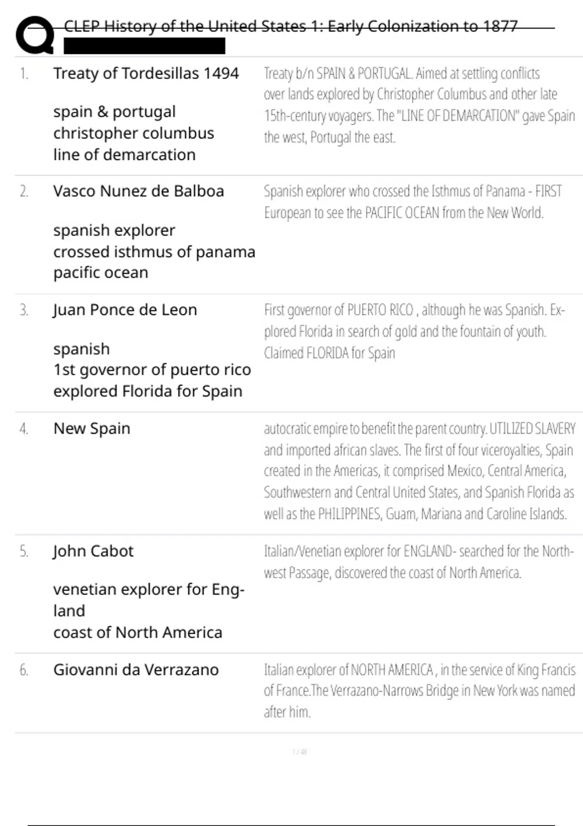 CLEP History of the United States 1: Early Colonization to 1877 EXAM ...