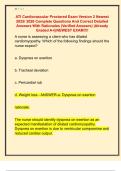 ATI Cardiovascular Proctored Exam Version 2 Newest  2025&sol; 2026 Complete Questions And Correct Detailed  Answers With Rationales &lpar;Verified Answers&rpar; &vert;Already  Graded A&plus;&vert;&vert;NEWEST EXAM&excl;&excl;&excl;&excl; 